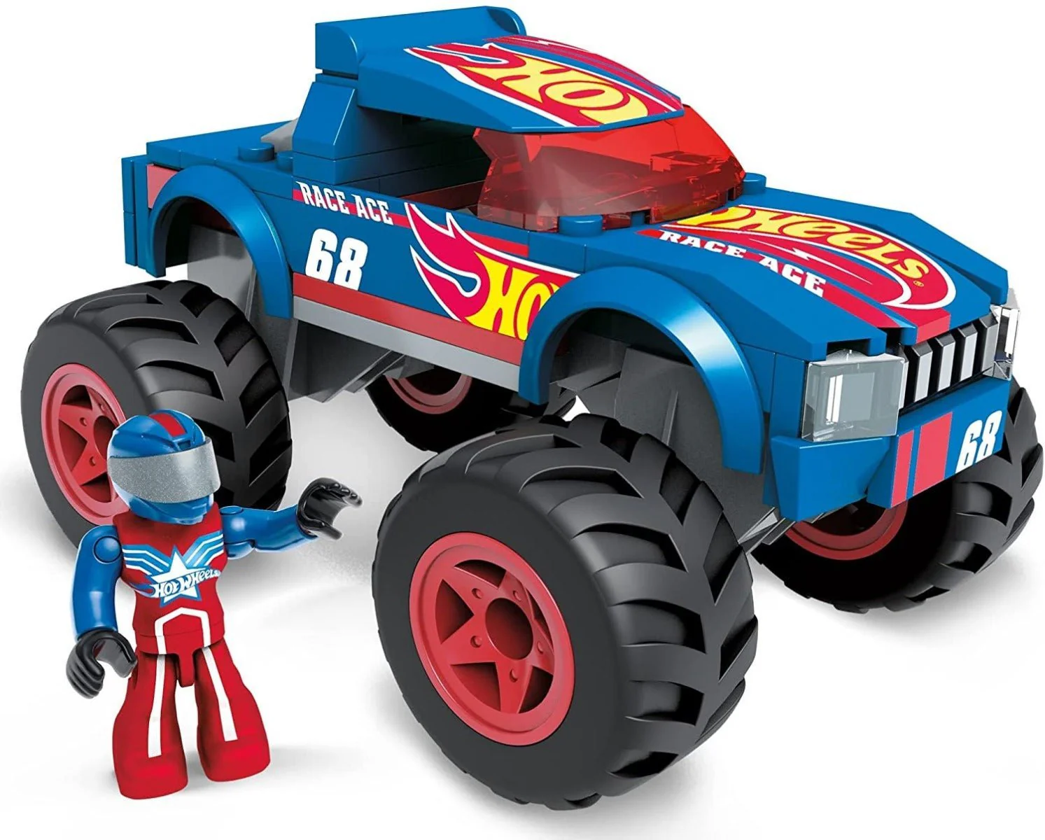 Mega Brands Hot Wheels Race Ace Monster Truck HDJ93 - Image 2