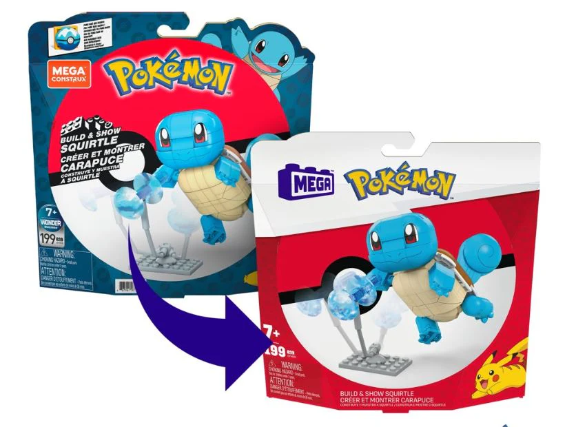 Mega Construx Pokémon Build & Show Squirtle Building Set 199pcs GYH00 - Image 3