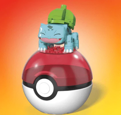 Mega Construx Pokemon Evergreen Poke Ball - Bulbasaur GVK61/GFC85 - Image 2