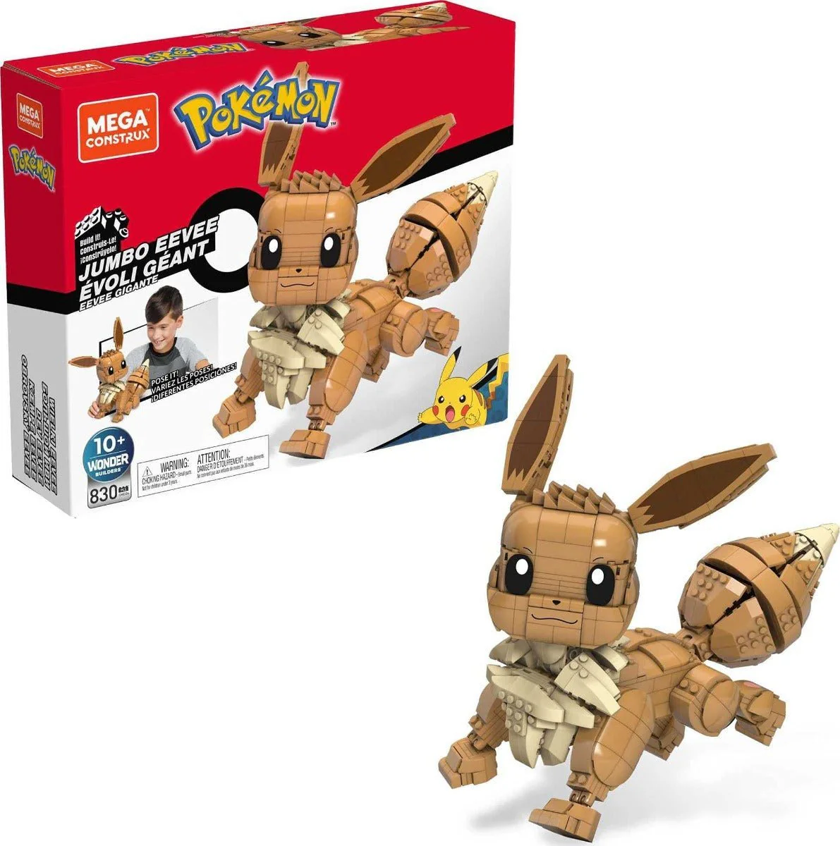 Mega Construx Pokemon Jumbo Eevee Building Set GMD34