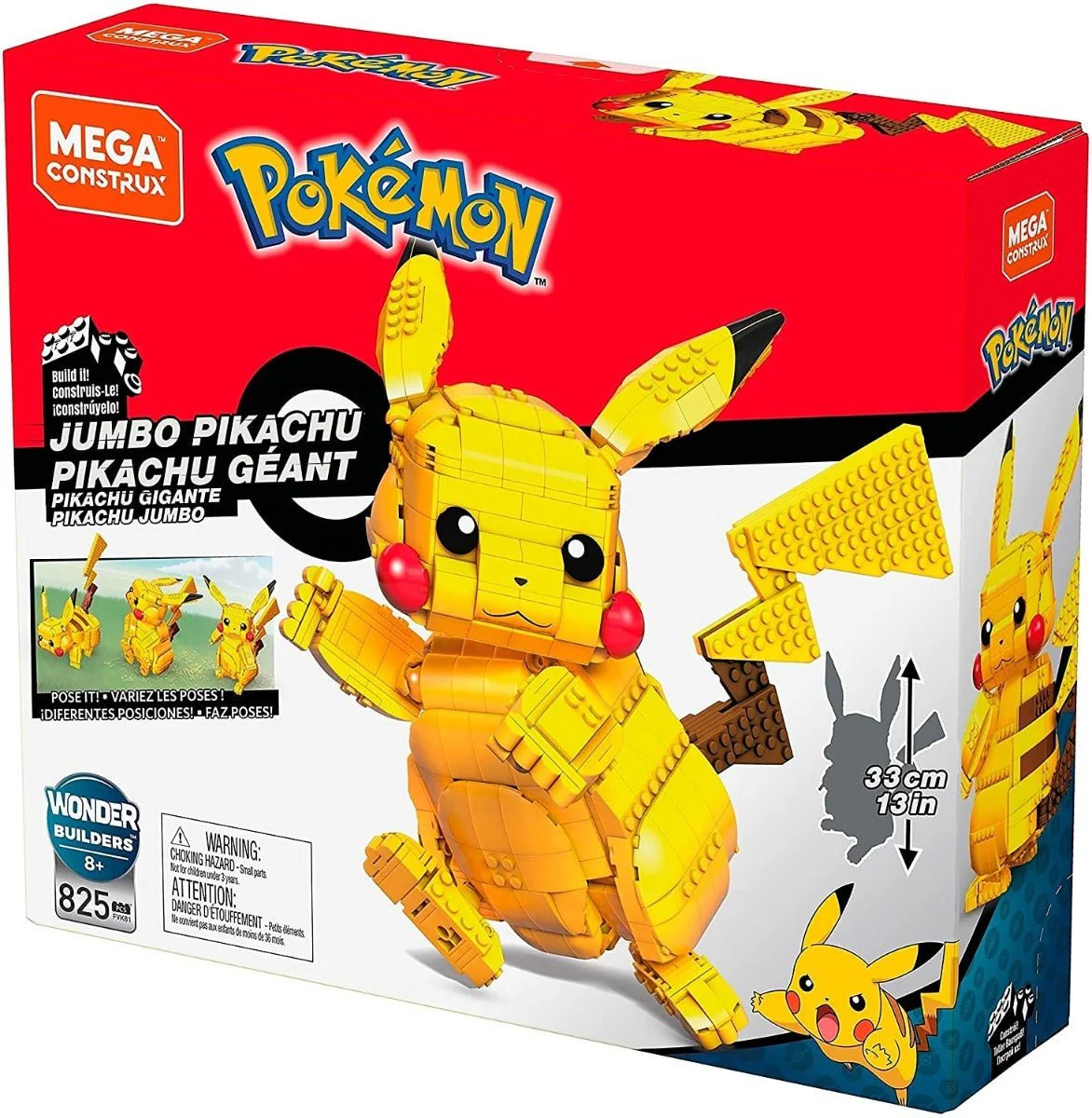 Mega Construx Pokemon Jumbo Pikachu FVK81 - Image 4