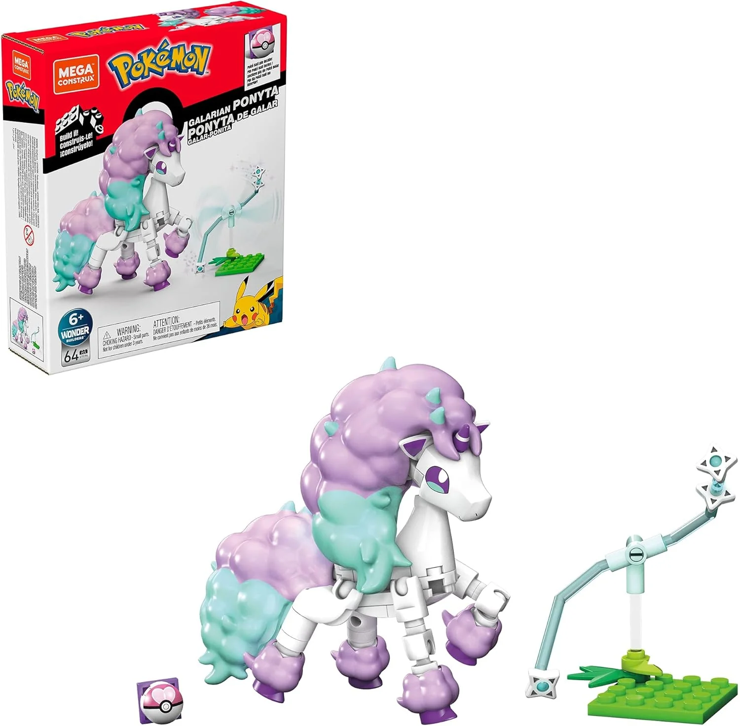 Mega Construx Power Pack Pokemon Sirfetch'D GDW29/GVK81 - Image 9