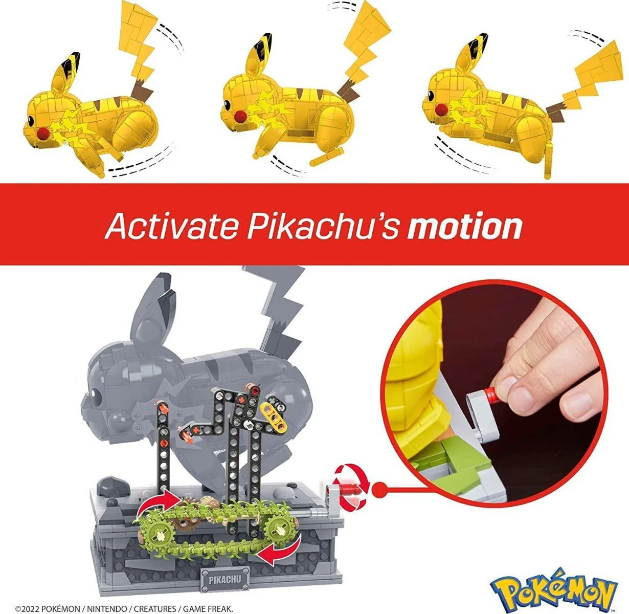 Mega Pokémon Motion Pikachu Mechanized Building Set HGC23 - Image 2