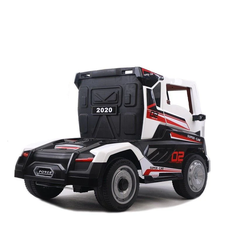 Megastar 12V Clunker Truck without Attachment White 2020 - Image 2