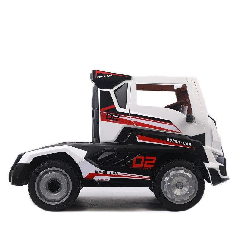 Megastar 12V Clunker Truck without Attachment White 2020 - Image 3