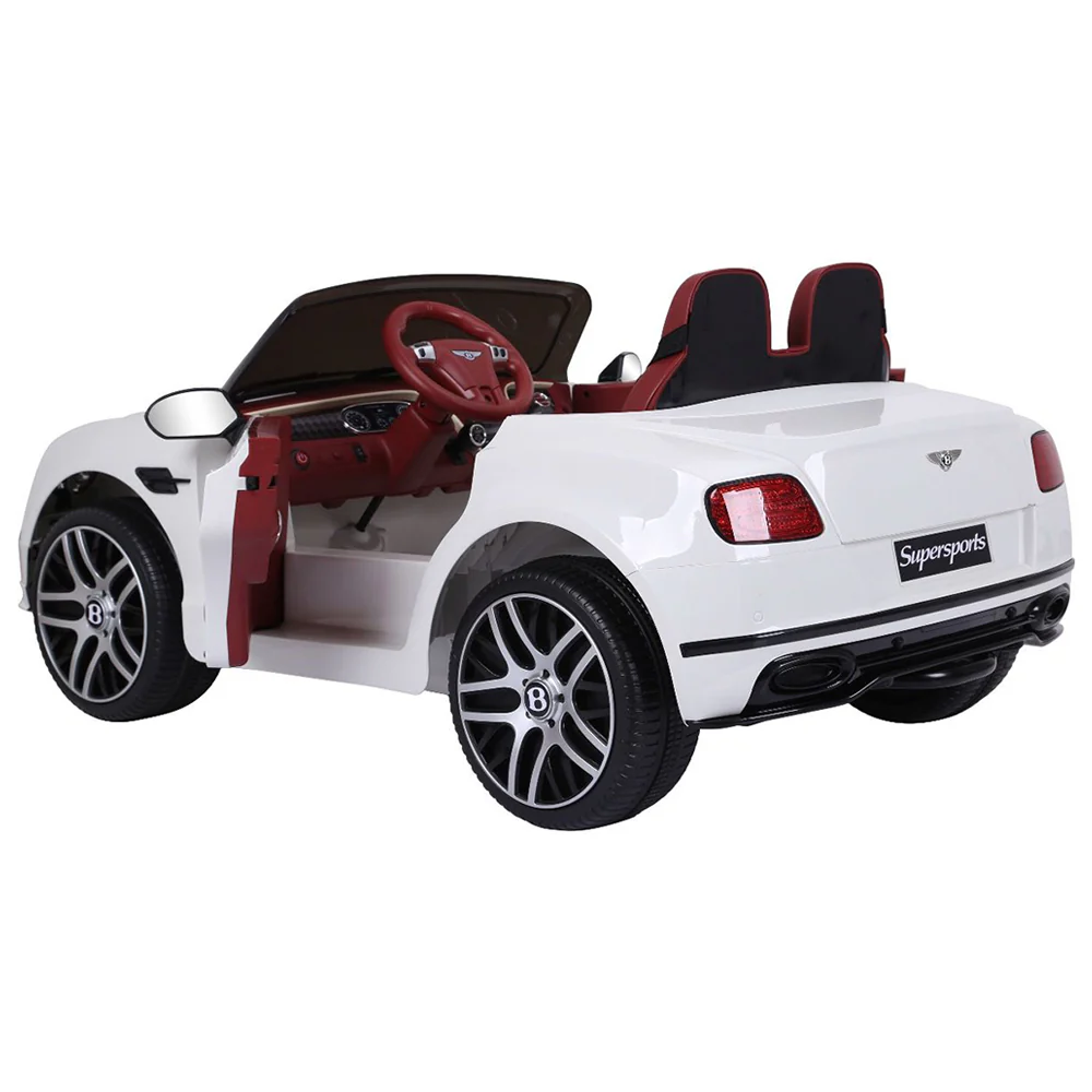 Megastar Car Bentley Ride on White 1155L - Image 4