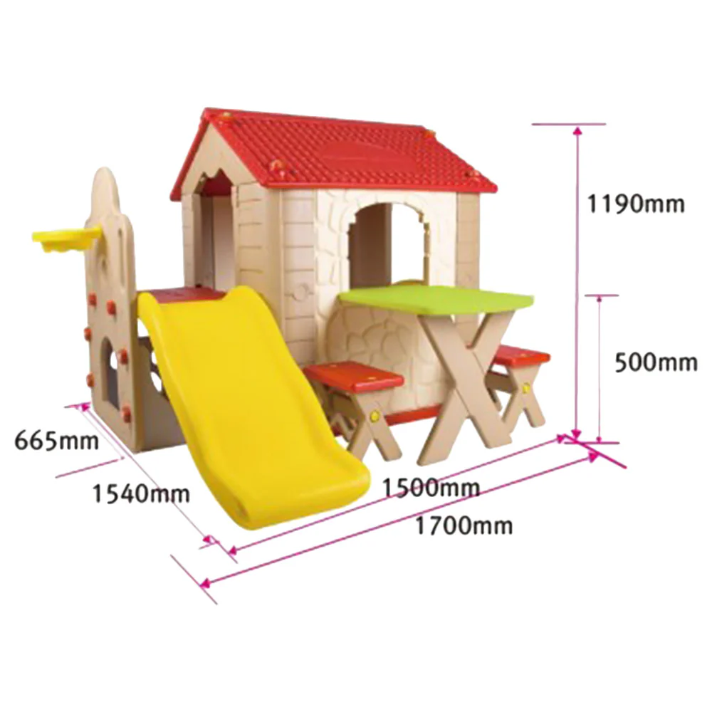 Megastar Fun Park Kids Playhouse With Slide