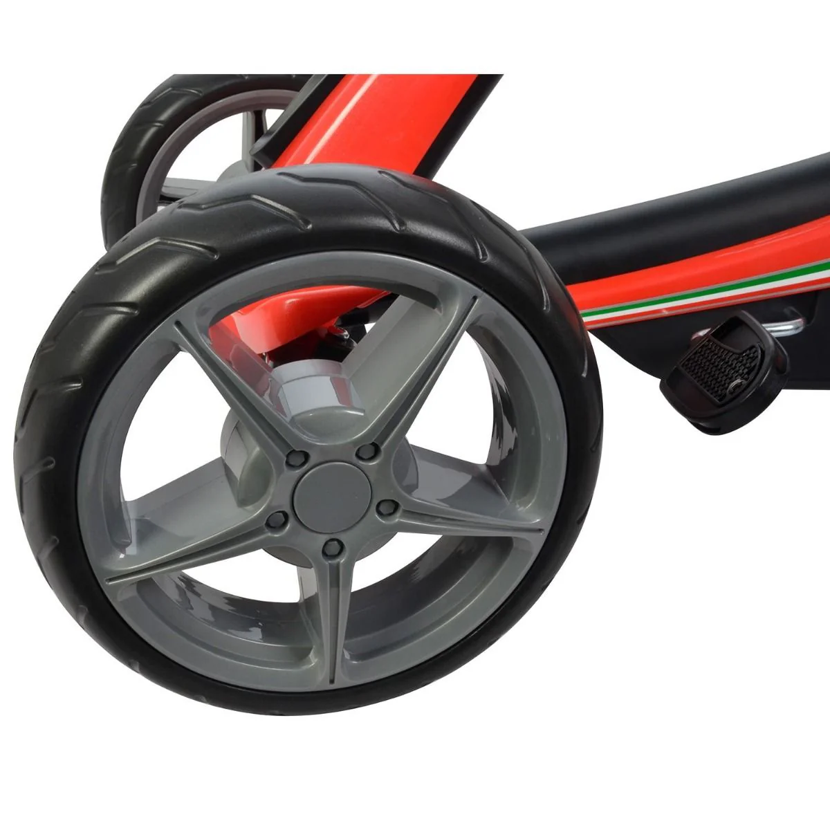 Megastar Licensed Pedal Ferrari Go-Kart Ride-On Car Red LB-8931 - Image 4