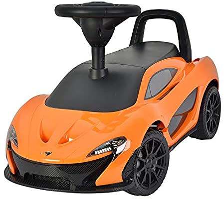 Megastar Licensed Ride On McLaren Push Car Orange 372A - Image 3