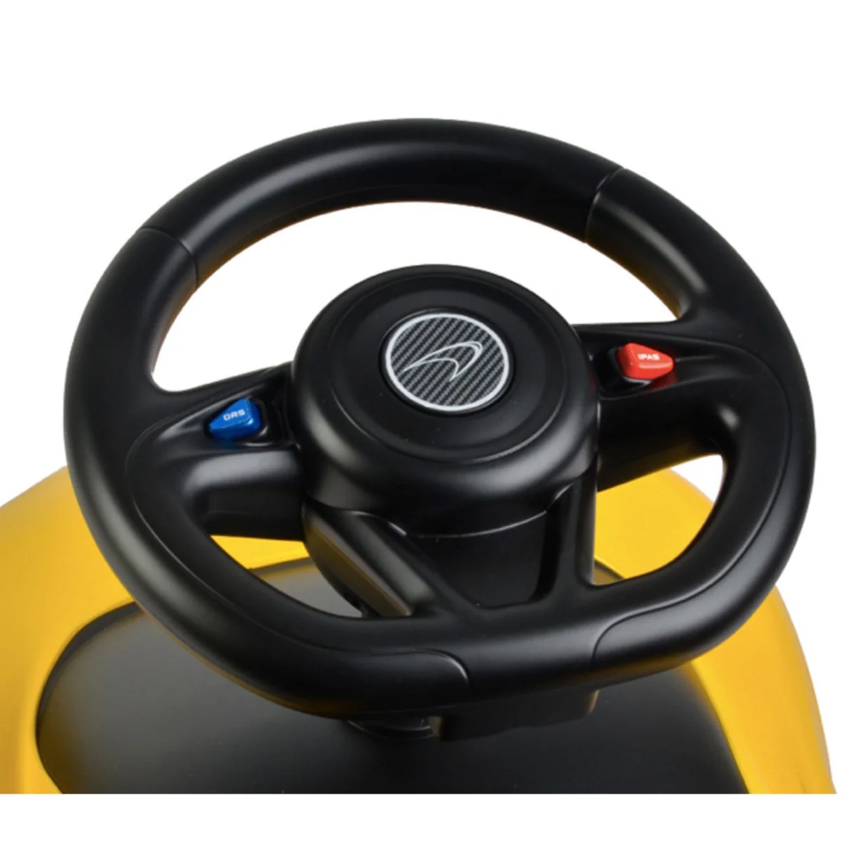 Megastar Licensed Ride On McLaren Push Car Yellow 372A - Image 3