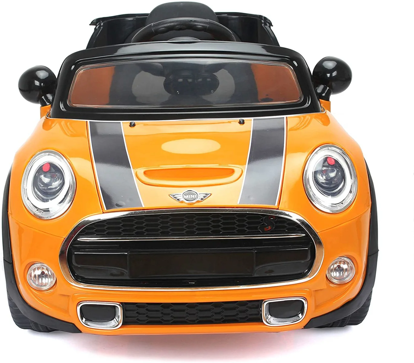 Megastar Mini Cabrio Licensed Classic Ride-On Car Orange 656R - Image 4