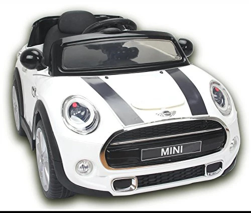 Megastar Mini Cabrio Licensed Classic Ride-On Car White 656R - Image 2