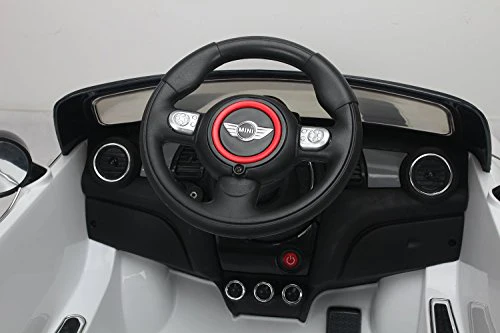 Megastar Mini Cabrio Licensed Classic Ride-On Car White 656R - Image 4