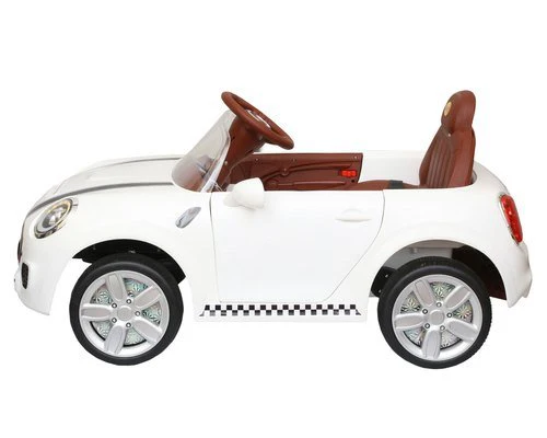 Megastar Mini Cooper Battery Operated Ride On White Car DLS06 - Image 2