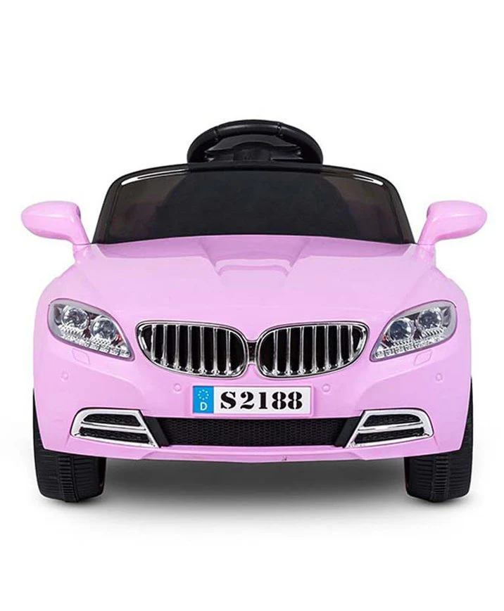Megastar Ride On BMW Car With Remote Pink 2188