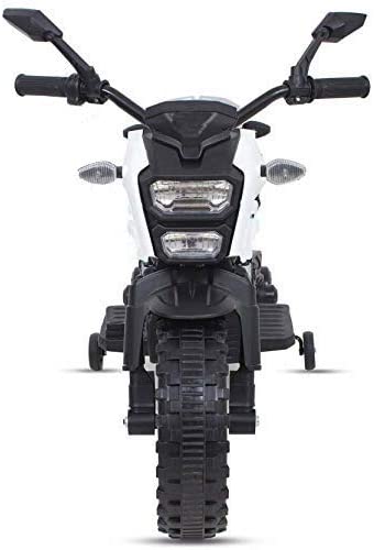 Megastar Ride On Motorbike White S01