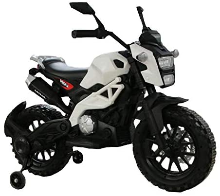 Megastar Ride On Motorbike White S01 - Image 2