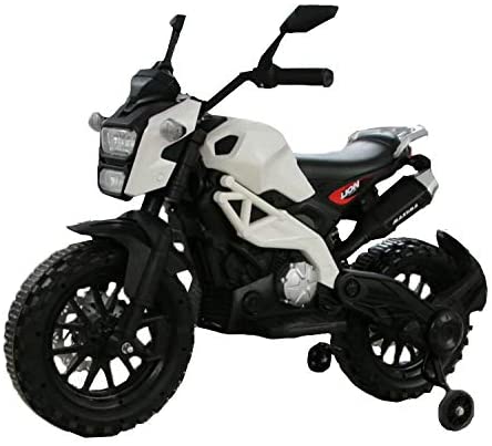 Megastar Ride On Motorbike White S01 - Image 3