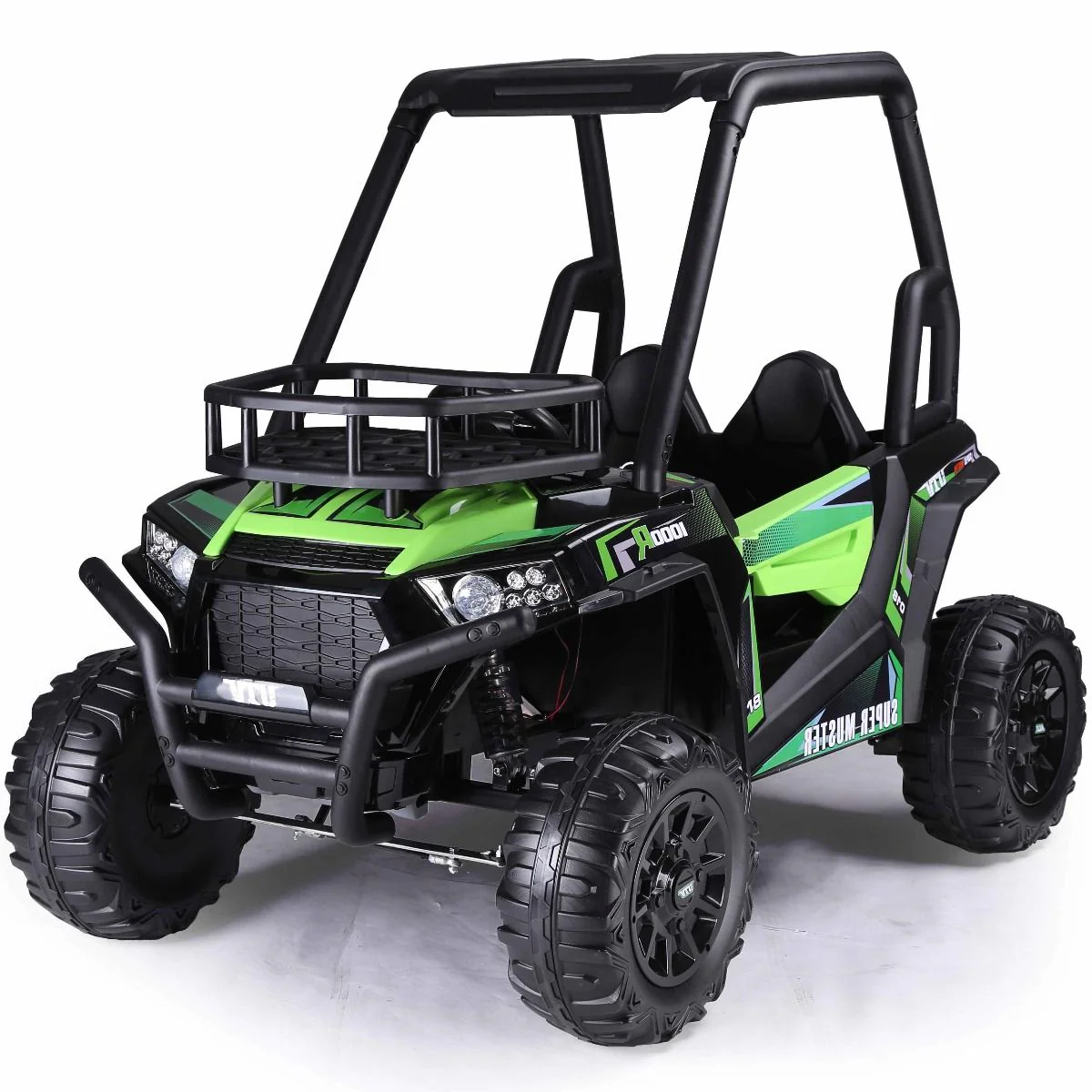 Megastar UTV Ride On Car Buggy For Kids Green JS360
