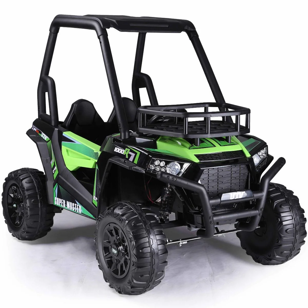 Megastar UTV Ride On Car Buggy For Kids Green JS360 - Image 2