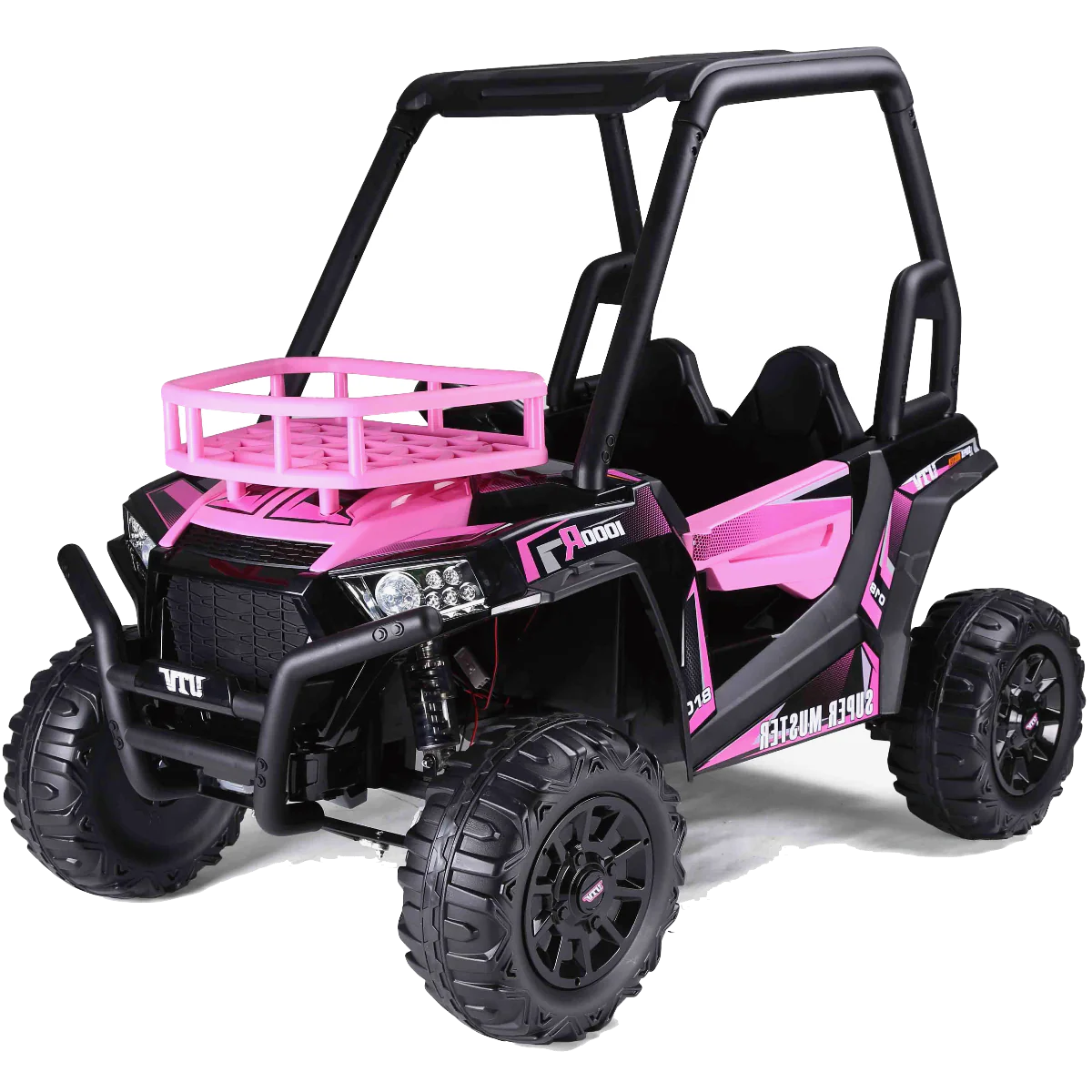 Megastar UTV Ride On Car Buggy For Kids Pink JS360