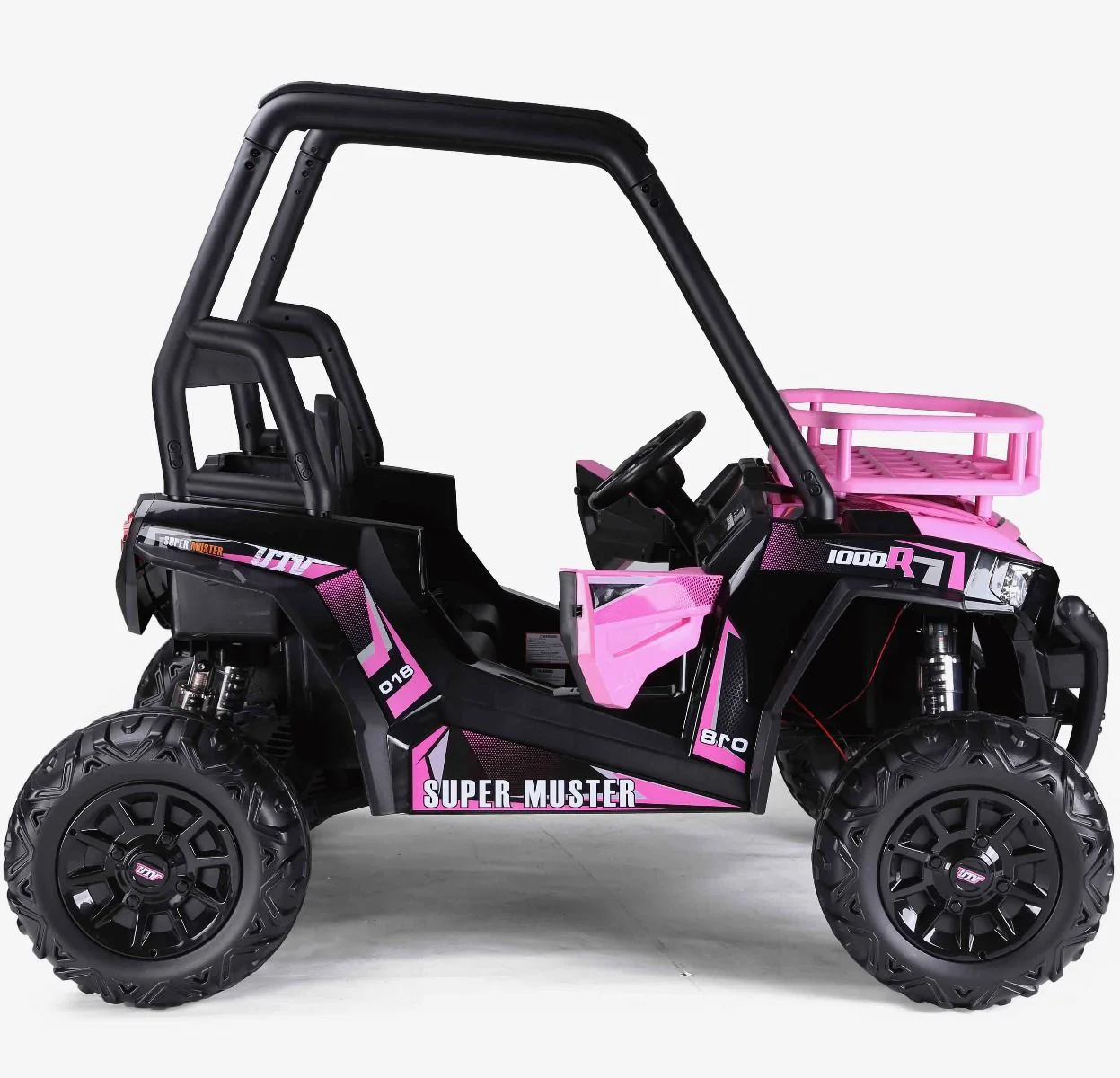Megastar UTV Ride On Car Buggy For Kids Pink JS360 - Image 3