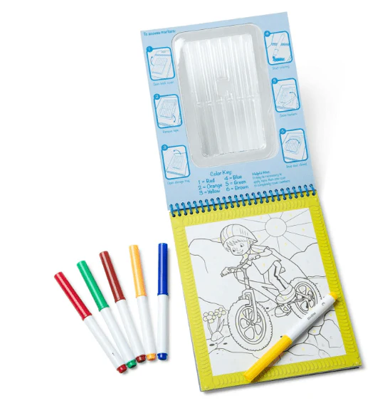 Melissa & Doug Colour by Number Activity Book Blue MD5378 - Image 3
