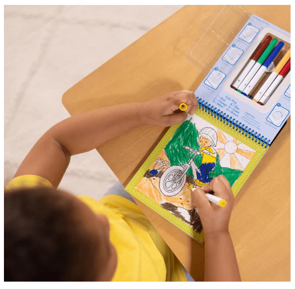 Melissa & Doug Colour by Number Activity Book Blue MD5378 - Image 5