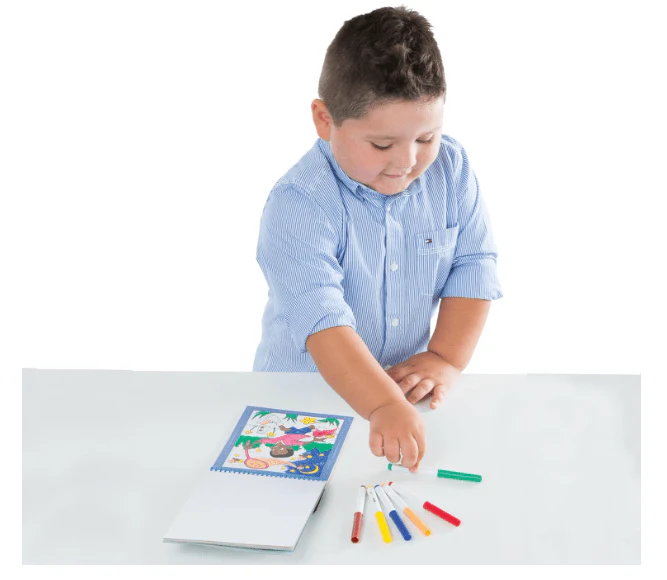 Melissa & Doug Colour by Number Activity Book Blue MD5378 - Image 6