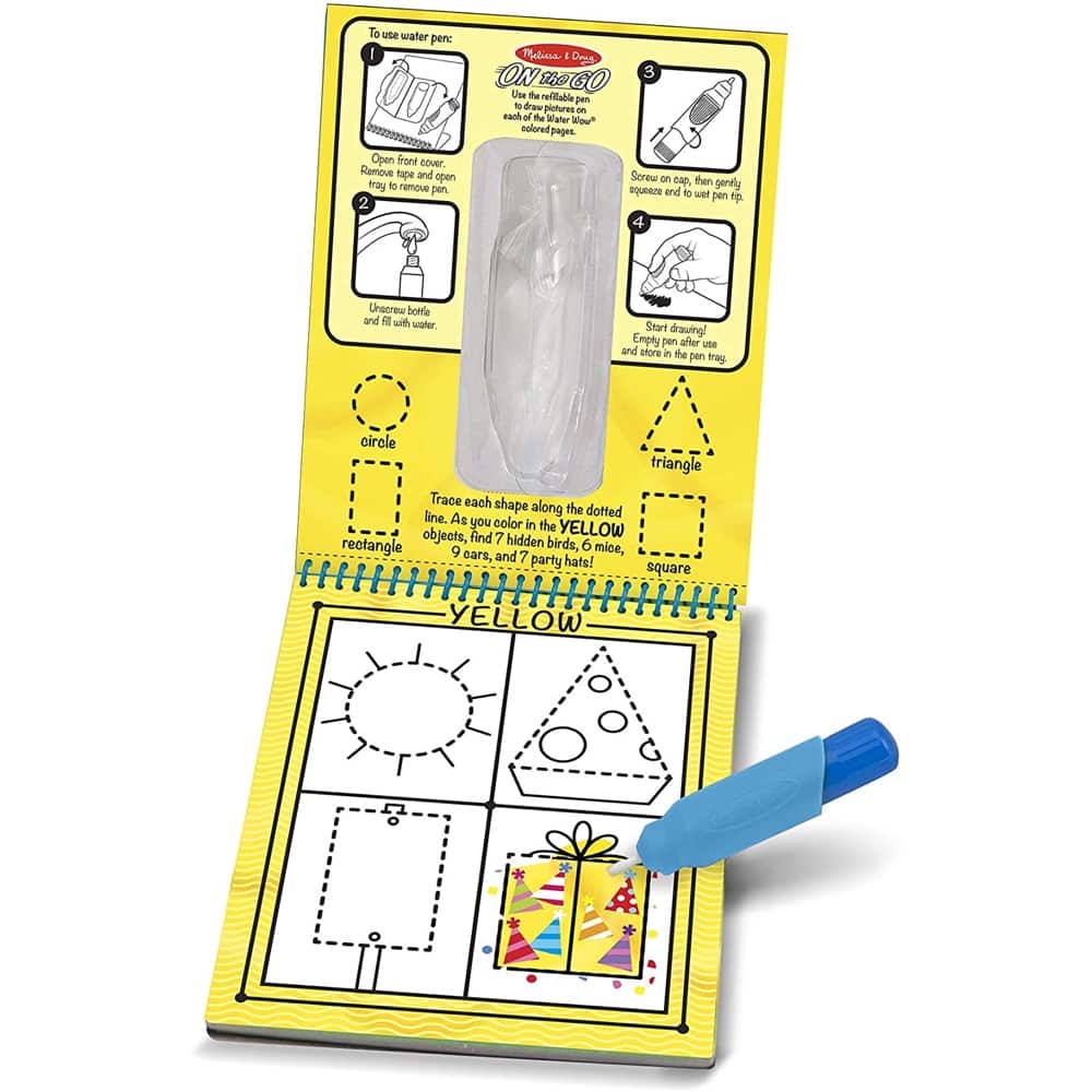 Melissa And Doug On The Go Water Wow Colours & Shape 19444 - Image 3