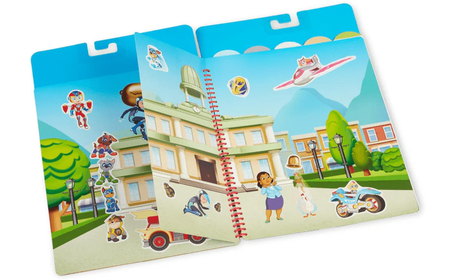 Melissa & Doug Paw Patrol Restickable Stickers Flip-Flap 33254 - Image 2