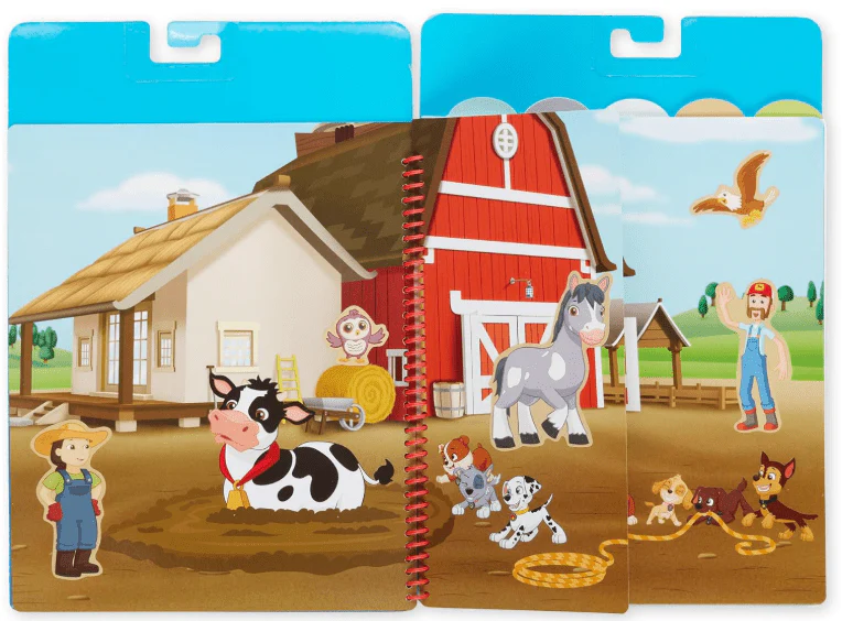 Melissa & Doug Paw Patrol Restickable Stickers Flip-Flap 33254 - Image 6