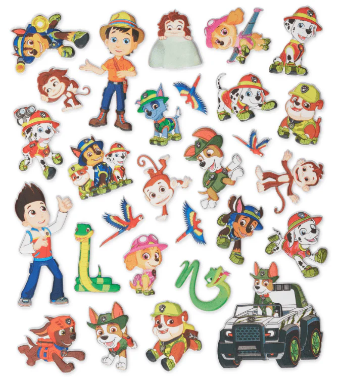 Melissa and Doug Paw Patrol Puffy Sticker Pad Jungle 33258 - Image 6