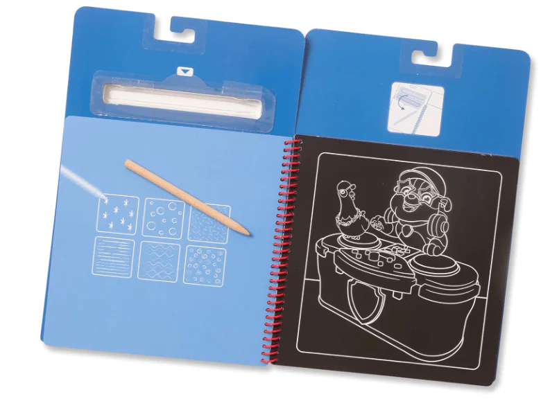 Melissa & Doug Paw Patrol Scratch Art Pad Chase 33259 - Image 6