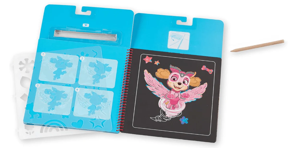 Melissa & Doug Paw Patrol Scratch Art Pad - Skye 33260 - Image 2