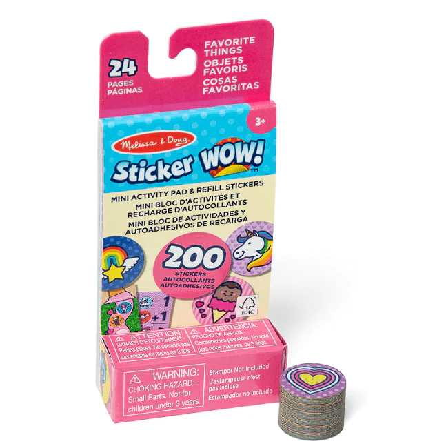 Melissa & Doug Sticker Wow Mini Activity pad With Refill Stickers MD50296