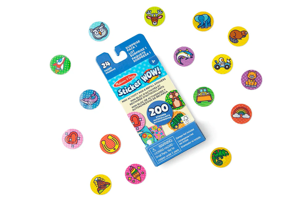 Melissa & Doug Sticker Wow Mini Activity Pad With Refill Stickers Surprise Pack MD50299 - Image 2