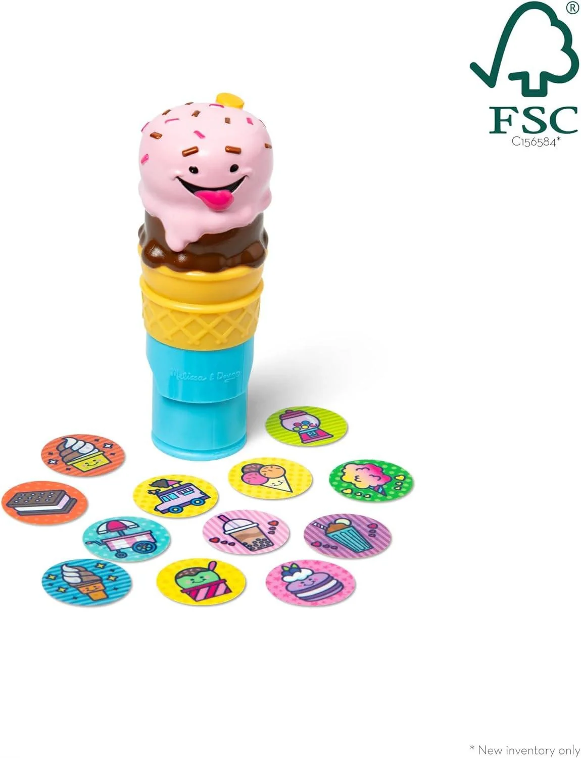 Melissa & Doug Sticker WOW Stamper & Activity Pad - Ice Cream MD50136 - Image 2