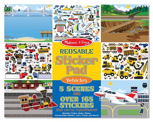 Melissa & Doug Vehicle Sticker Pad 4199