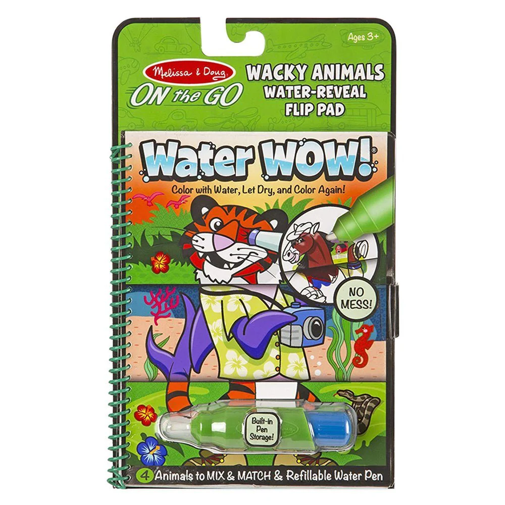 Melissa & Doug Water Wow Wacky Animals Water Reveal 9464