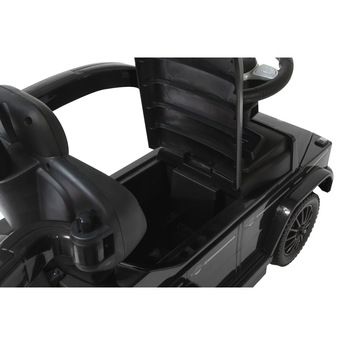 Mercedes-Benz AMG G350D Push Car with Handle Black 653-2 - Image 4