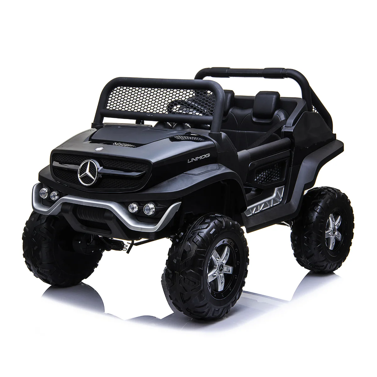 Mercedes-Benz AMG Unimog 4x4 Two Seat Ride On Car Black 7988