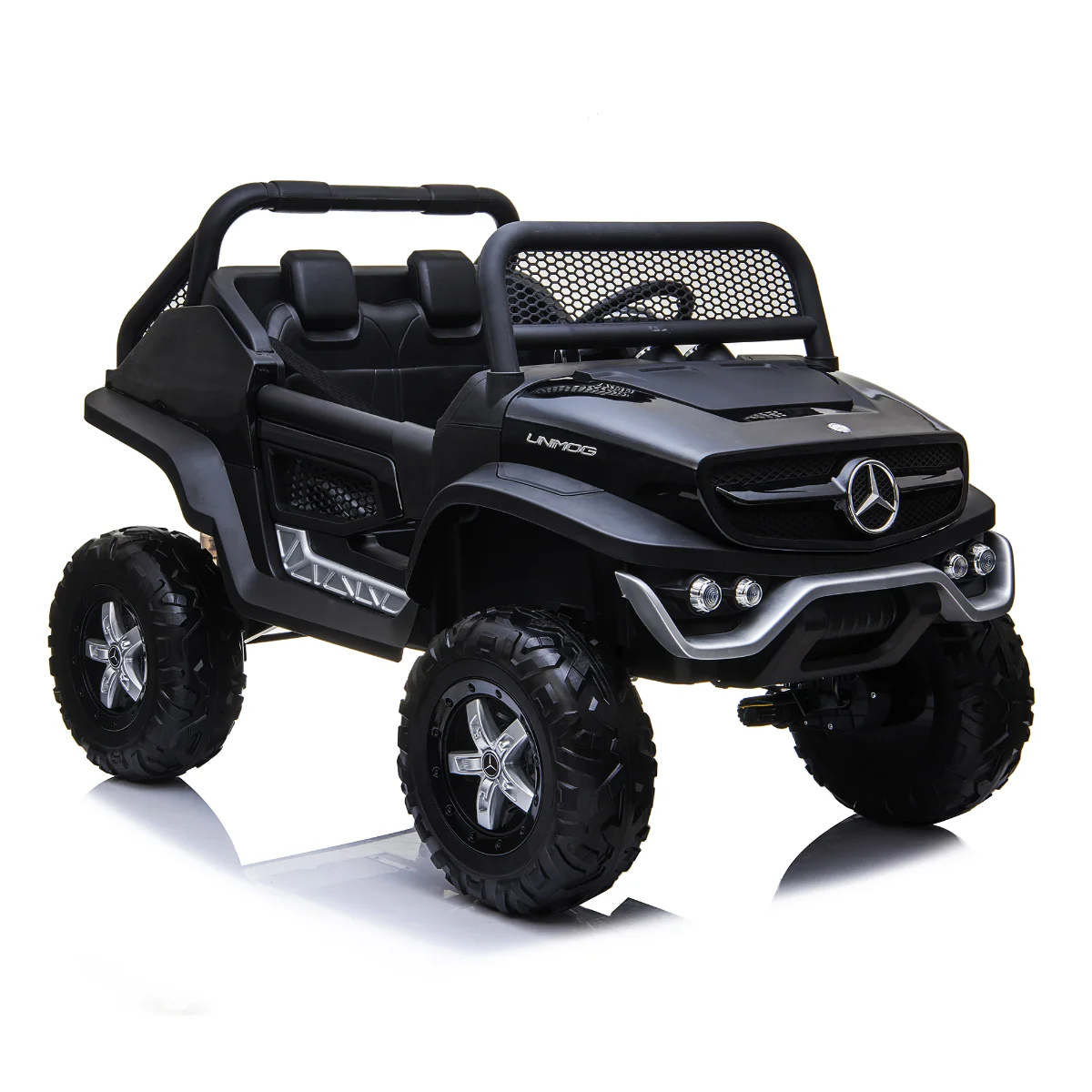 Mercedes-Benz AMG Unimog 4x4 Two Seat Ride On Car Black 7988 - Image 2