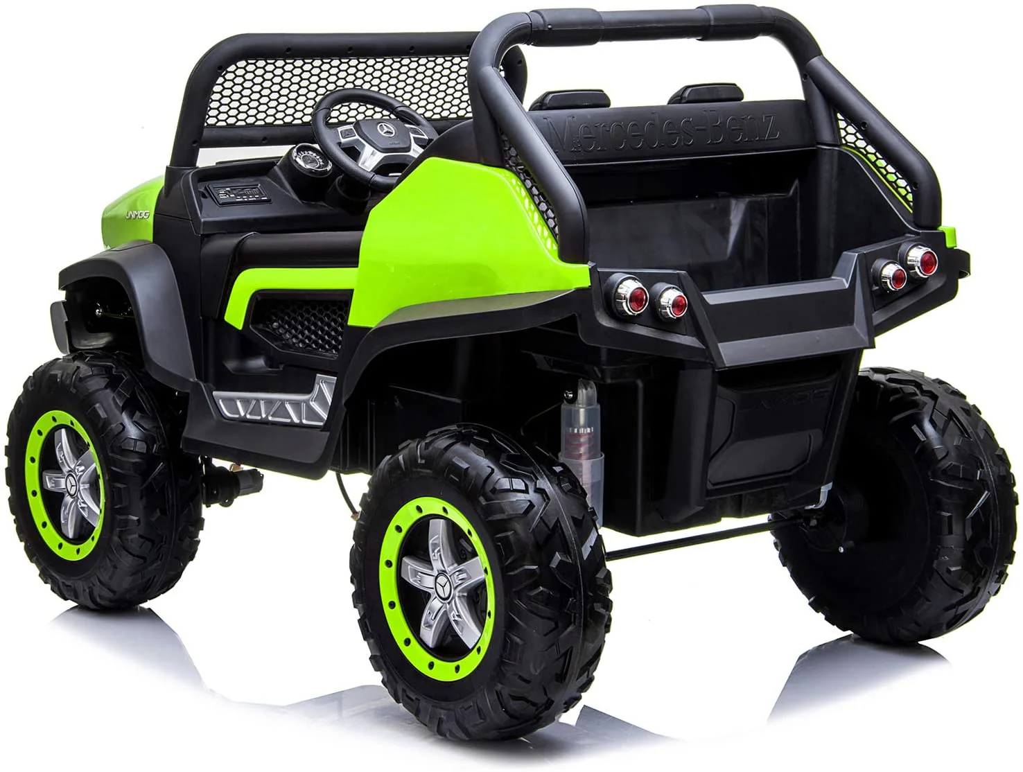 Mercedes-Benz AMG Unimog 4x4 Two Seat Ride On Car Green 7988 - Image 4