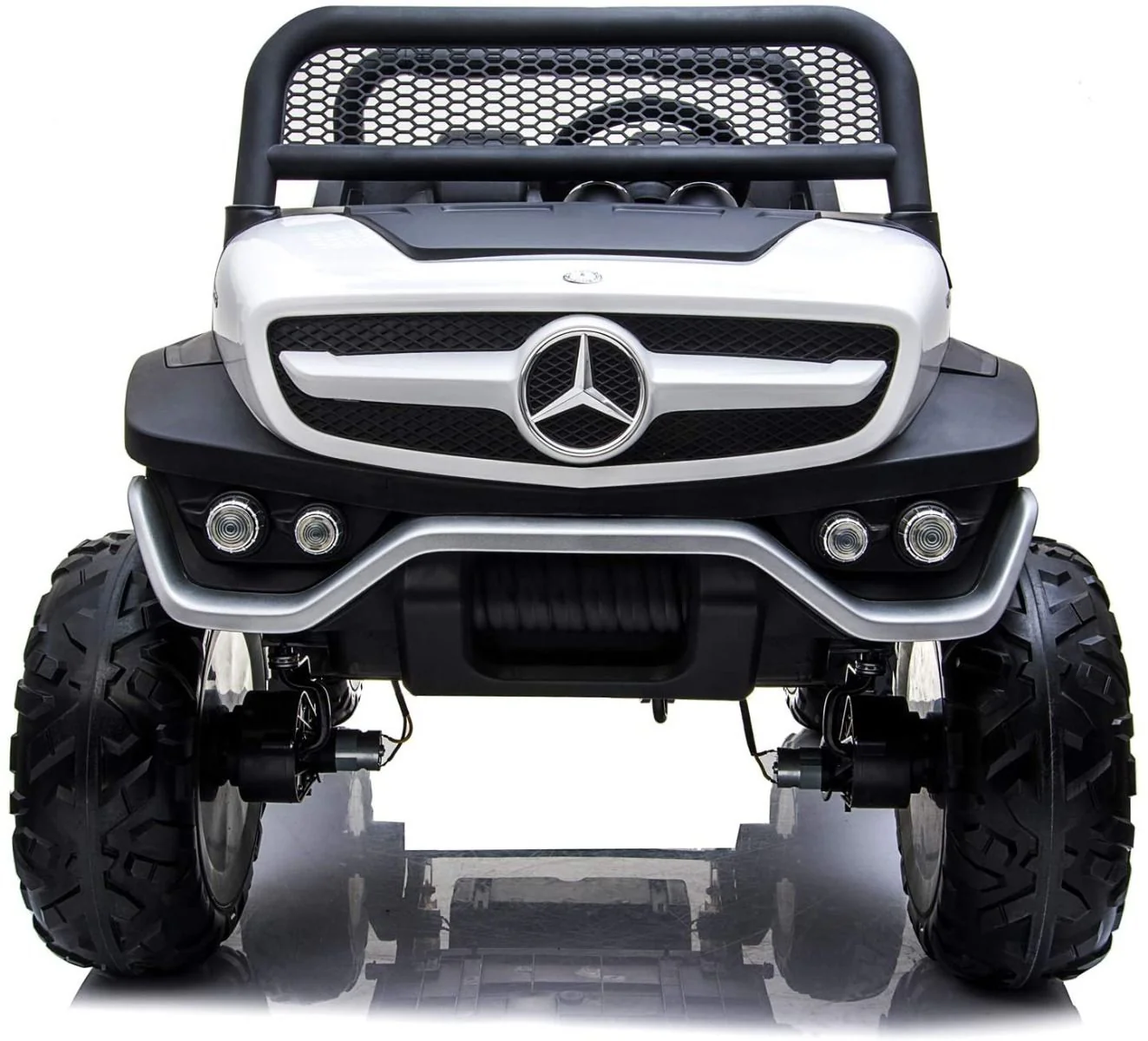 Mercedes-Benz AMG Unimog 4x4 Two Seat Ride On Car White 7988 - Image 2