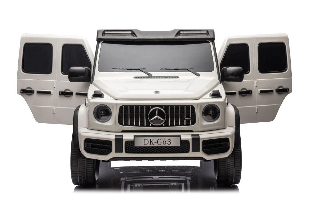 Mercedes Benz G63 AMG Ride On 4x4 White 12V 4M DK-G63