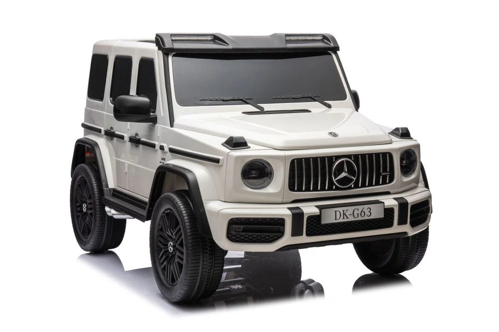 Mercedes Benz G63 AMG Ride On 4x4 White 12V 4M DK-G63 - Image 3