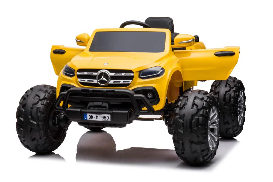 Mercedes-Benz Monster Truck ATV Yellow DK-MT950/LB-950EL - Image 3