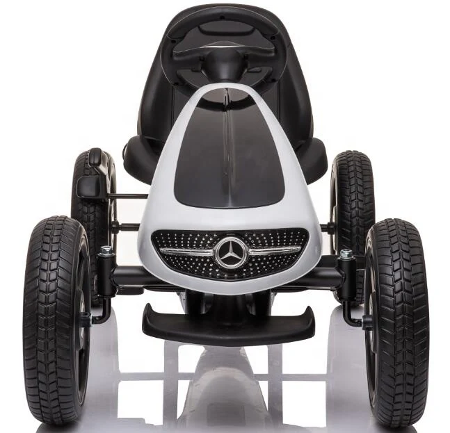 Mercedes-Benz Pedal Go Kart White XMX610 - Image 3