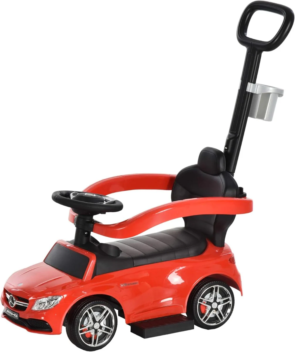 Mercedes-Benz Pushing Car Red 3288 - Image 12
